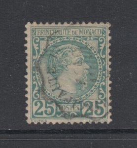 Monaco, Scott 6 (Yvert 6), used