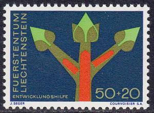 Liechtenstein - 1967 - Scott #B24 - MNH - Growth Tree