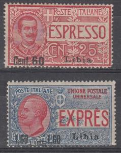 Libya E7-8 Sas ES5-6 MNH F/VF 1922 SCV $75.00