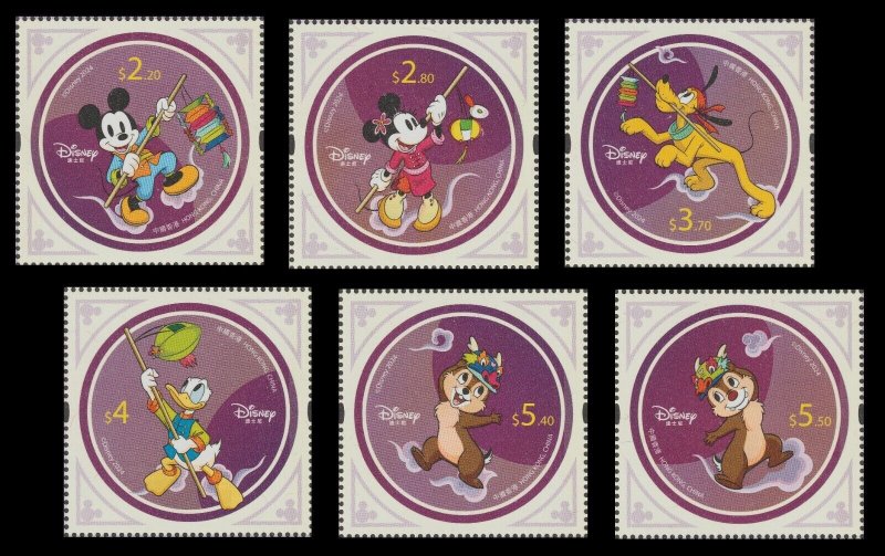 Hong Kong 2024 Disney 迪士尼 complete set 6+5 MNH