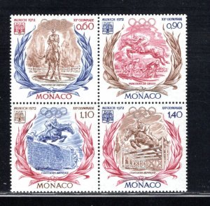 MONACO SC# 836-39 FVF/MNH