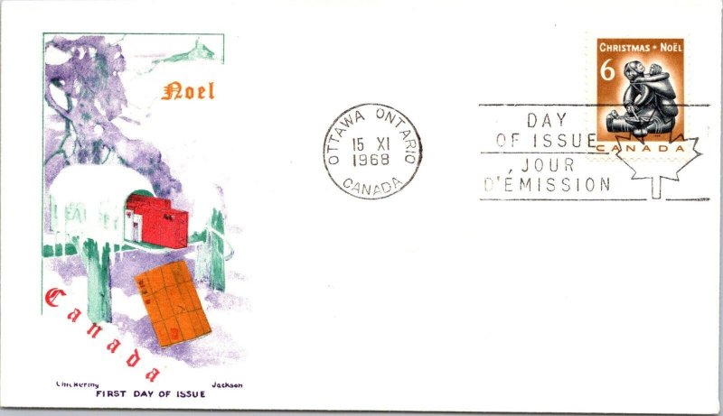 Canada 1968 FDC - Noel - Ottawa, Ont - J8992