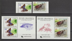 KOREA 1994 SG 2091/92 MS 2093 MNH