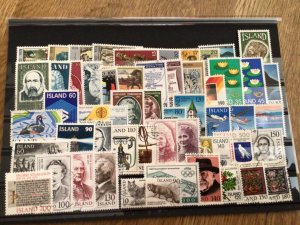 Iceland Island used  mixed stamps A12279