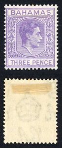 Bahamas SG154 KGVI 3d violet M/Mint