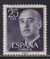 Spain 818 General Francisco Franco 1954