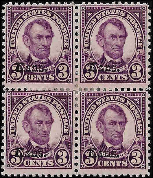 661 Mint,OG,HR... Block of 4... SCV $70.00