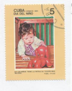 Cuba 1984 Scott 2716 CTO -  Children's day