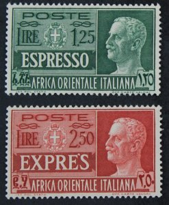 Italy East Africa - Espresso Sassone n.E1-E2 - MNH** cv 300$