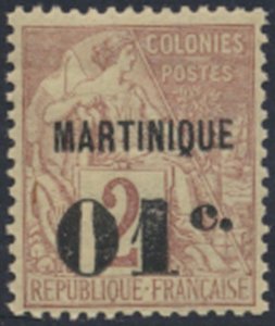 Martinique    SC# 9  MNH   see details & scans