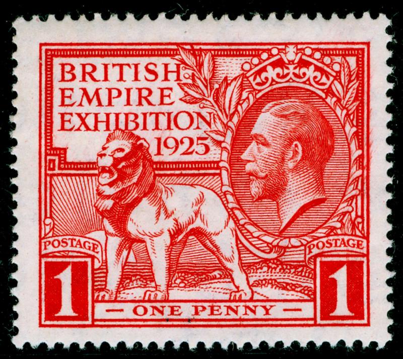 SG432, 1925 1d scarlet, NH MINT. Cat £25.