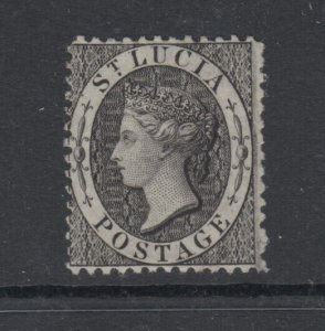 St. Lucia, Scott 7 (SG 11), MNG (no gum)