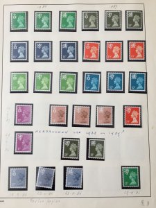Great Britain Regionals Definitives MNH(Aprx 170)Face Postage HP707 ) 