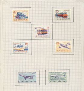 Trains Aviation S. Marino Africa Matchbox MH (Apx 110 Stamps) UK601