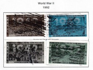 Canada 1992  -  WW II 1942  - VF-Used  set  # 1448-1451