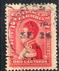 Colombia; 1917: Sc. # 341: O/Used Single Stamp