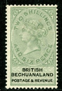 Bechuanaland  1888 British Colony QV 2'6p Green SG #17 Mint A843