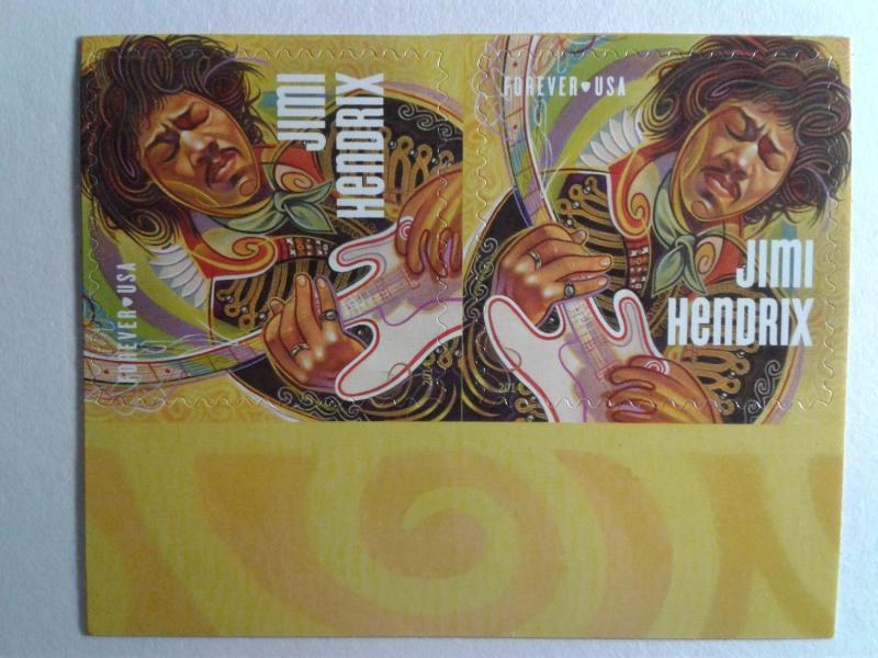 SCOTT # 4880 JIMMY HENDRIX MNH W/ SELVAGE FOREVER STAMPS !! BEAUTIFUL !!