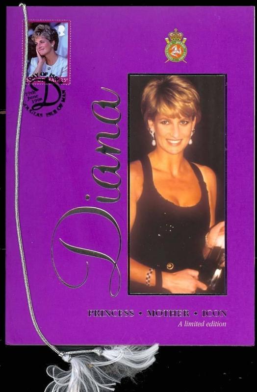 ISLE OF MAN #793 PRINCESS DIANA COMMEMORATIVE FOLDER