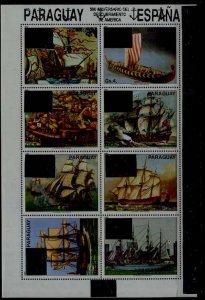 Paraguay 2278 MNH m/s Ships/Columbus SCV18