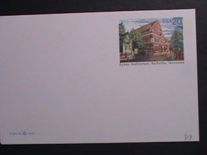 ​UNITED STATES-1999 RYMAN AUDITORIUM, NASHVILLE,TENNESSEE-MNH- POST CARD-VF