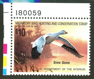 U.S. #RW55 MINT PL# SINGLE OG NH