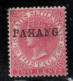 MALAYA-Pahang Scott 6 Used 16x2.75mm  overprinted