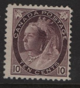 CANADA 83 NO GUM, QUEEN VICTORIA ISSUE,  CAT VALUE $425.00