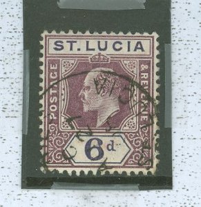 St. Lucia #54v  Single