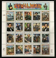 SCOTT # 2975 CIVIL WAR SHEET MINT NEVER HINGED GEMS !!