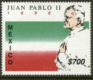 MEXICO 1648 Visit of Pope John Paul II MNH