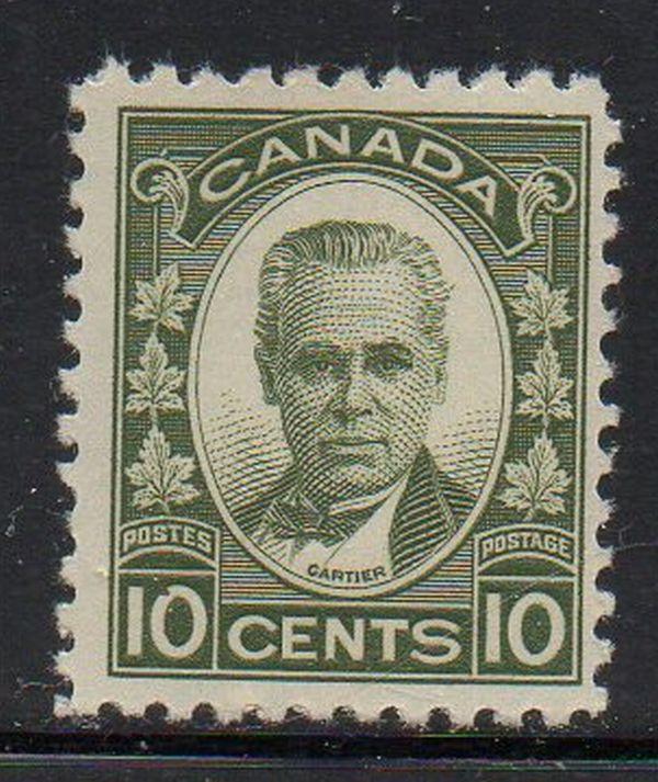 Canada Sc 190 1931 10c Cartier stamp mint