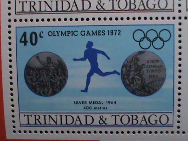 ​TRINIDAD & TOBAGO STAMP:1972 SC# 227a 20TH OLYMPIC GAMES MUNICH'72   MNH S/S