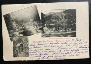 1899 Iași Romania Picture Postcard Cover To Firenze Italy Moldavia Park View