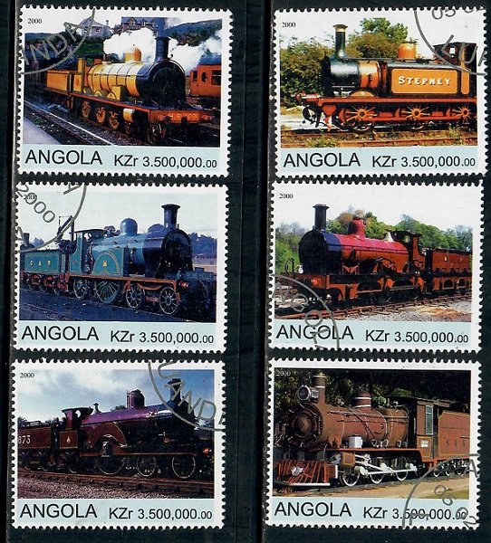 Angola Used Locomotives complete set CTO