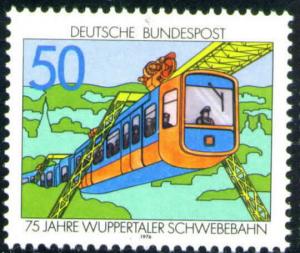 Germany Scott 1210 MNH** 1976 Train stamp