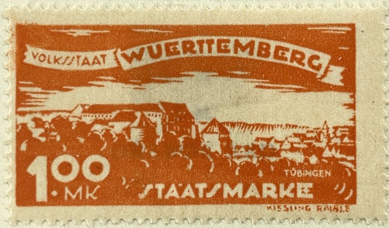 AlexStamps WURTTEMBERG #O172 FVF Mint 