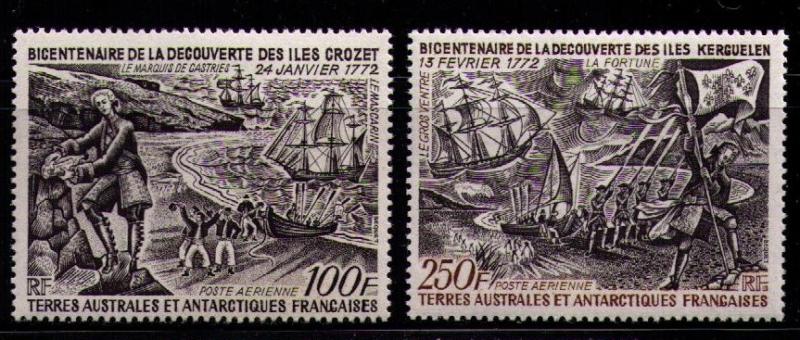 FRENCH SOUTHERN ANTARCTIC TERR SC#C26-27 MNH FVF Crozet Isl