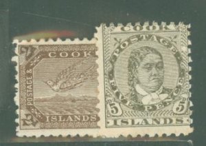 Cook Islands #19/21 Unused