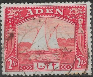 ADEN SG4 1937 2a SCARLET USED