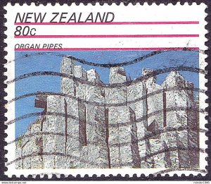NEW ZEALAND 1991 80c Multicoloured, Rock Formations - Organ Pipes SG1615 FU