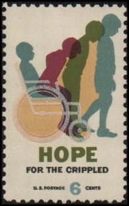 United States 1385 - Mint-NH - 6c Hope for the Crippled (1969)