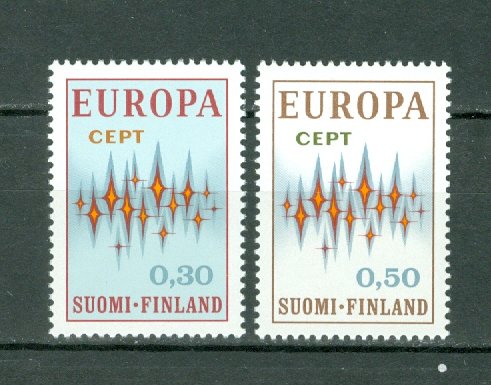 FINLAND 1972 EUROPA #512-513...SET...MNH..$7.00