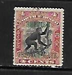 NORTH BORNEO, 108, USED, ORANGUTAN, OVPTD