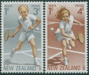 New Zealand 1972 SG987-988 Sport health set MNH