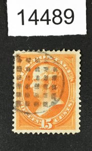 MOMEN: US STAMPS # 152 FANCY CANCEL USED $225 LOT #14489