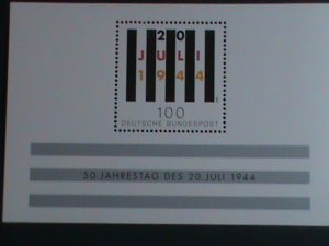 ​GERMANY-1994- 50TH ANNIVERSARY ATTEMPTED  ASSASSINATE HITLER-MNH S/S SHEET VF
