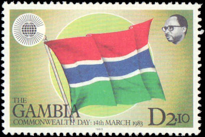 Gambia #459-462, Complete Set(4), 1983, Never Hinged