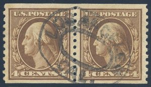 US Scott #446PR, Used, XF, Lt Cxl, PSE (Graded 90)