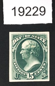 MOMEN: US STAMPS # O64P3 PROOF ON INDIA LOT #19229